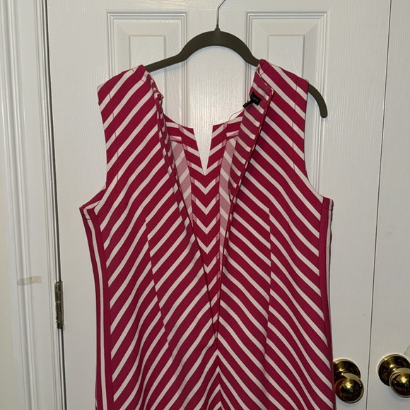 Talbots Pink and White Striped Dress - Picture 5 of 8